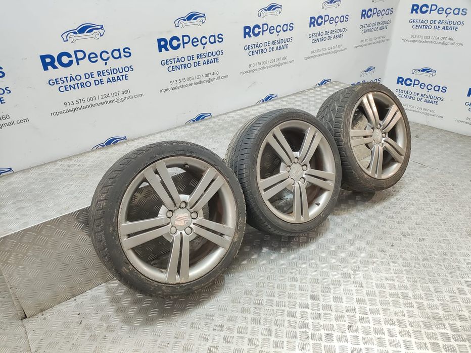 Conjunto 3 Jantes 18 Seat Leon 1P FR 7,5J ET51 5x112