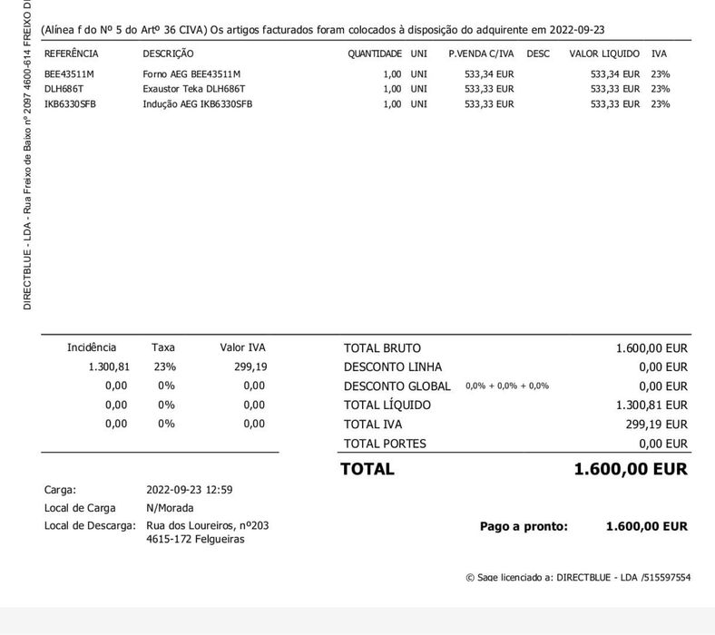 Placa Fogão Aeg Nova Em Caixa Usada Apenas Duas Vezes