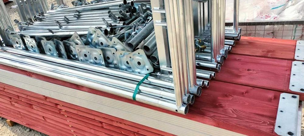 Rusztowanie 150 m2 nowe system plettac 70 platek