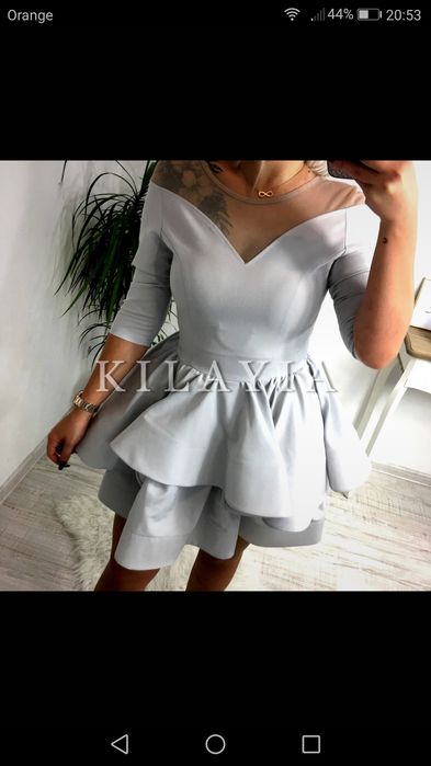 Piękna nowa sukienka bal wesele 34/36