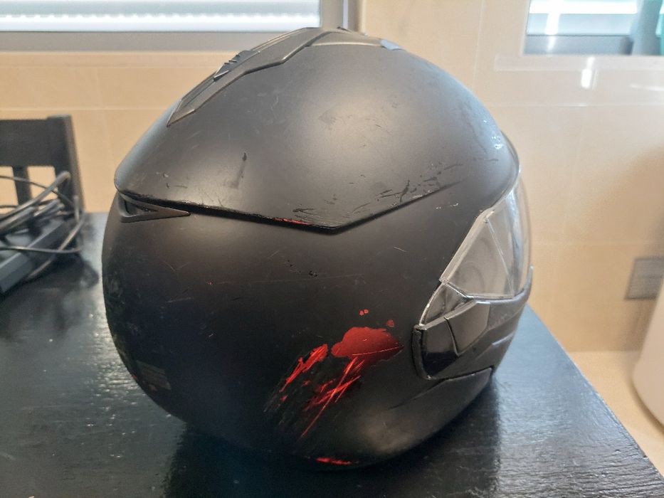 Capacete moto usado
