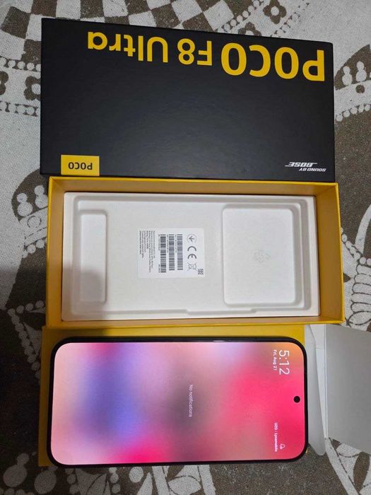 POCO F8 Ultra (256GB/12GB) – Cosmic Black | Perfeito estado com Caixa
