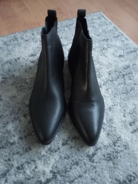 Botki damskie sztyblety, wkładka 28 cm