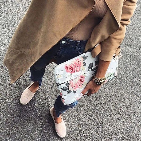 Torba Canvaslife Briefcase na laptopa 15-16'' - biało-różowa