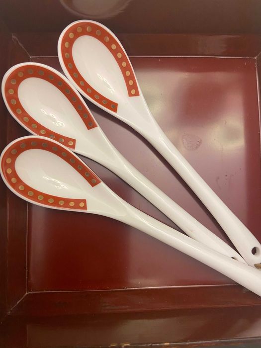 Łyżeczki porcelanowe Limoges 6 szt nowe