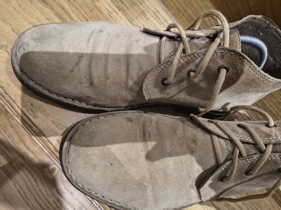 Zamszowe buty męskie Wojas