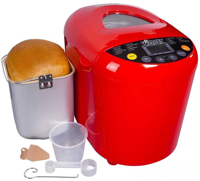 Хлібопічка VIMAR  йогурт, варення, 19 програм, випічка 1 кг.