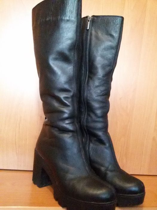 Сапоги женские (зимние) кожа!