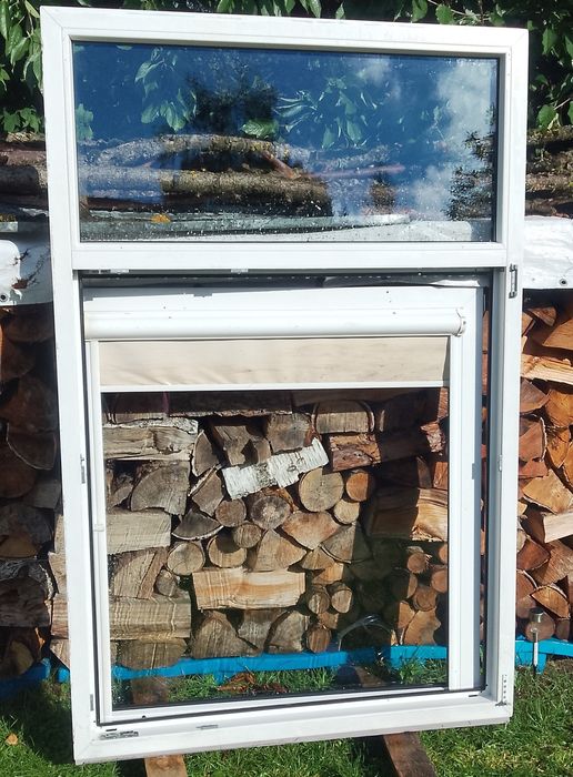 Okno plastikowe  pcv mahoń