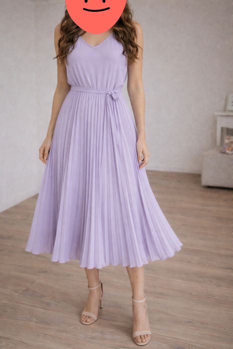 Sukienka tatuum liliowa 34 wesele komunia