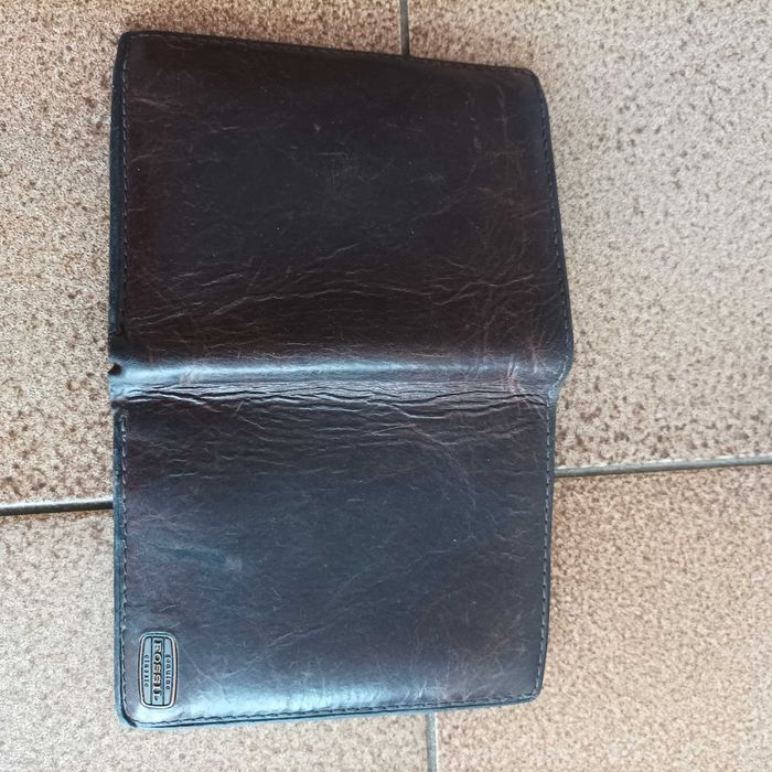 Skórzany portfel męski Fossil Genuine Classic