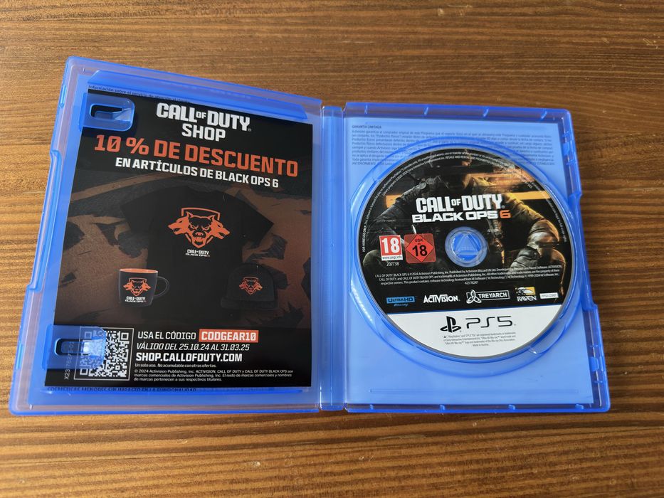 Call of Duty Black Ops 6 PS5 como novo