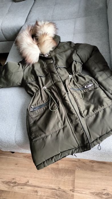 Dwustronna kurtka parka 36