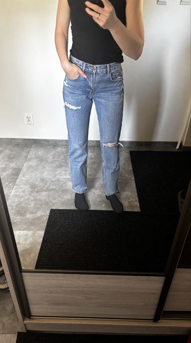 Spodnie mom jeans stradivarius 36
