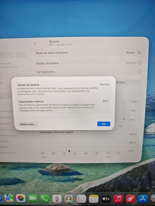 MacBook Air 15" 2023 M2 8GB 256GB Azul Magic Mouse C/Garantia