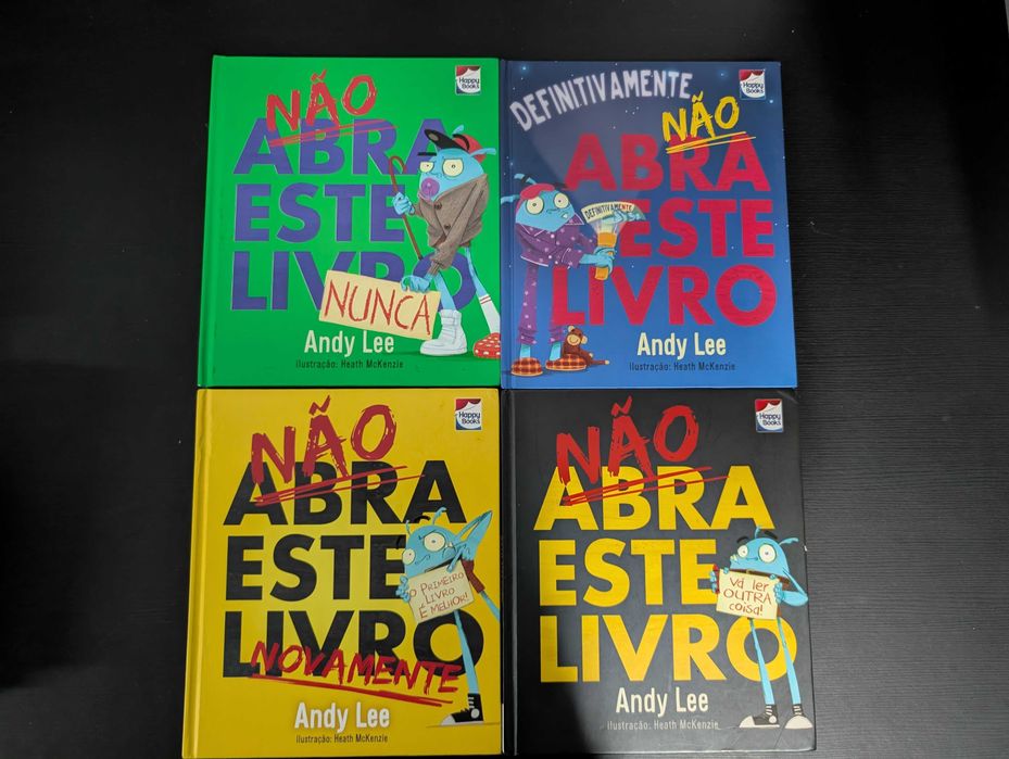 Vendo coleção de livros NÃO ABRA ESTE LIVRO