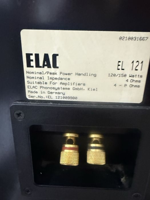 Kolumny podłogowe  ELAC EL 121 II