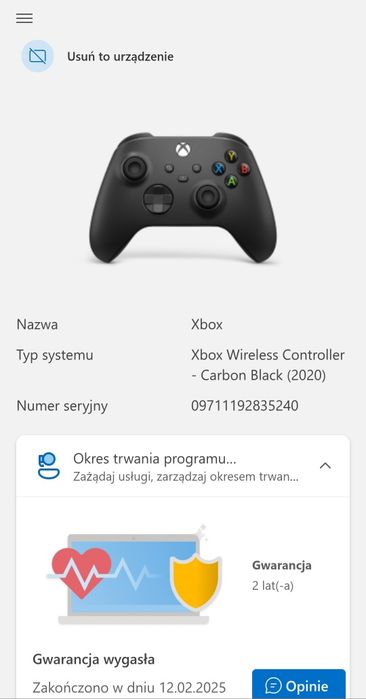 Pad Xbox Wireless Controller Carbon Black (Stan idealny + Pełen komplet)