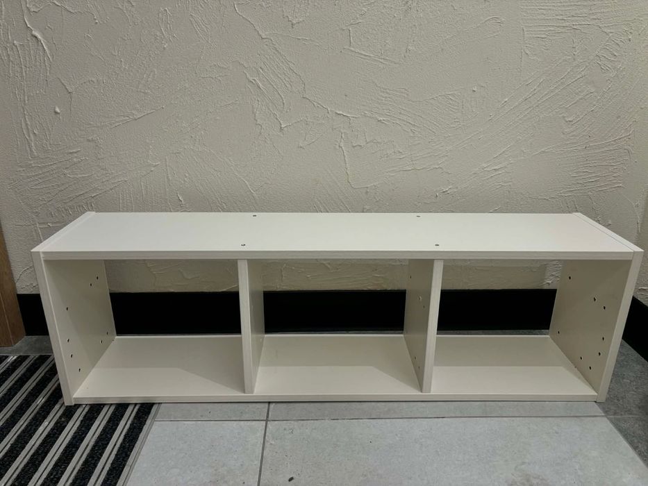 TROFAST Szafka ścienna, biały/biały, 99x21x30 cm