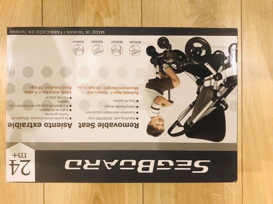 Patim e assento para carinho de bebé