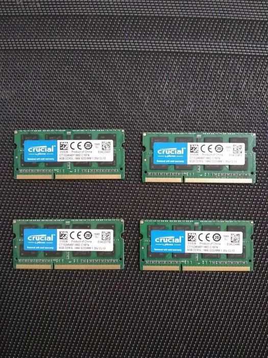 Crucial DDR3L 8Gb (32Gb) SO-DIMM DDR3L 1867 MHz