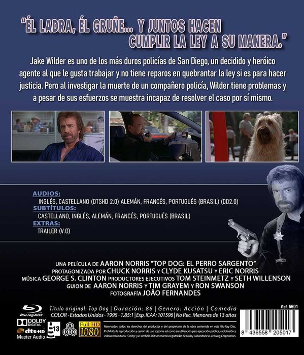 Top Dog: el Perro Sargento/Top Dog (Blu-Ray)-Legendas Brasileiro