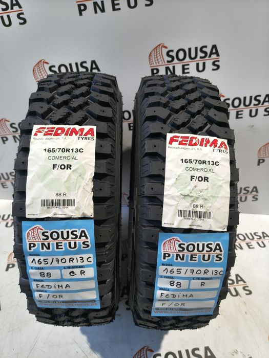 2 pneus Nortenha 165-70R13C  Oferta dos Portes
