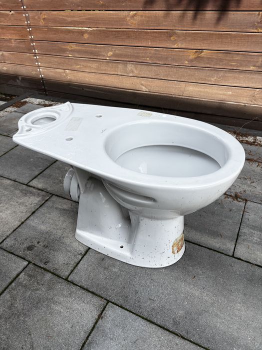 Miska WC kompakt Cersanit z odpływem poziomym + rura odpływowa