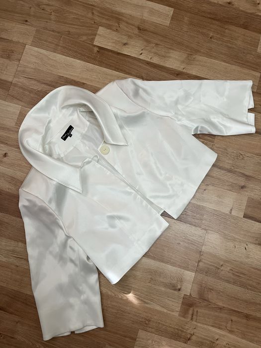Krótka marynarka żakiet damski L/XL