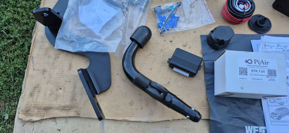 Hak holowniczy odpinany westfalia komplet rifter partner berlingo k9