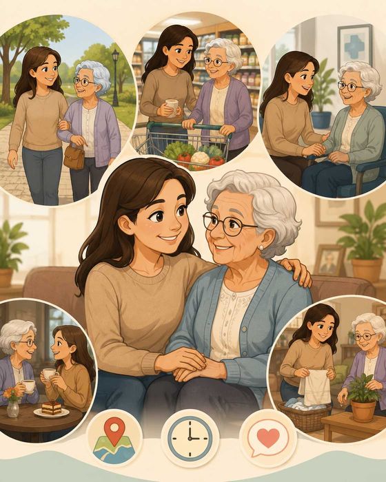 Acompanhamento / Companhia a Pessoas Idosas ou Isoladas