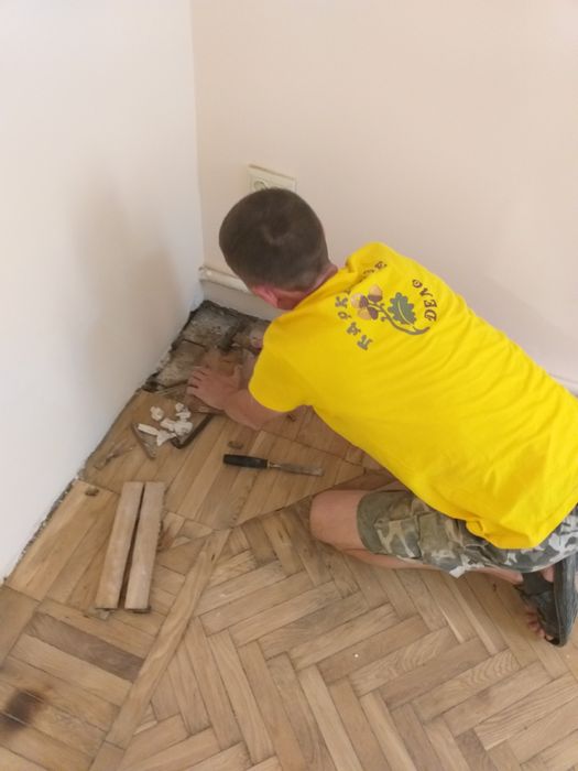 Реставрация паркета .Циклевка , шлифовка,мелкий ремонт,лакировка .