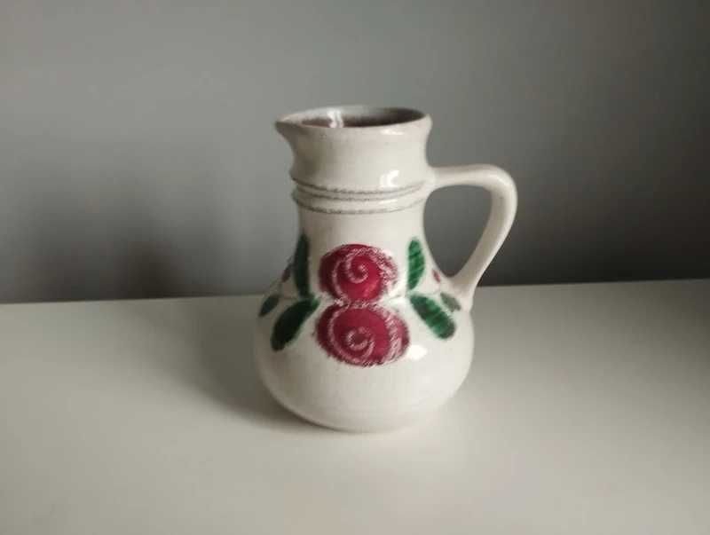 Niemiecki sygnowany dzbanuszek ceramiczny fat lava vintage.