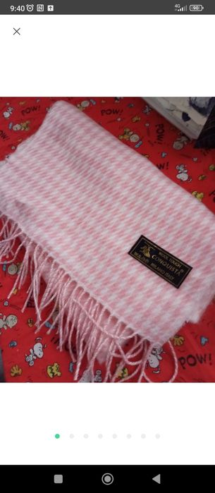 Неймовірно гарний Італійський вовняний шарф в новому стані