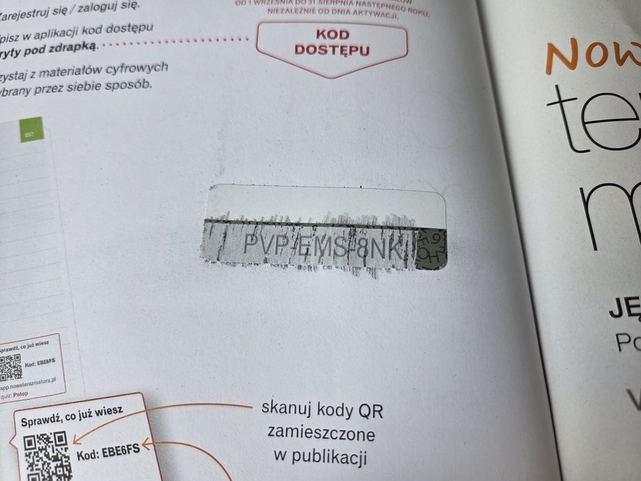 Teraz matura Vademecum język polski poziom podstawowy