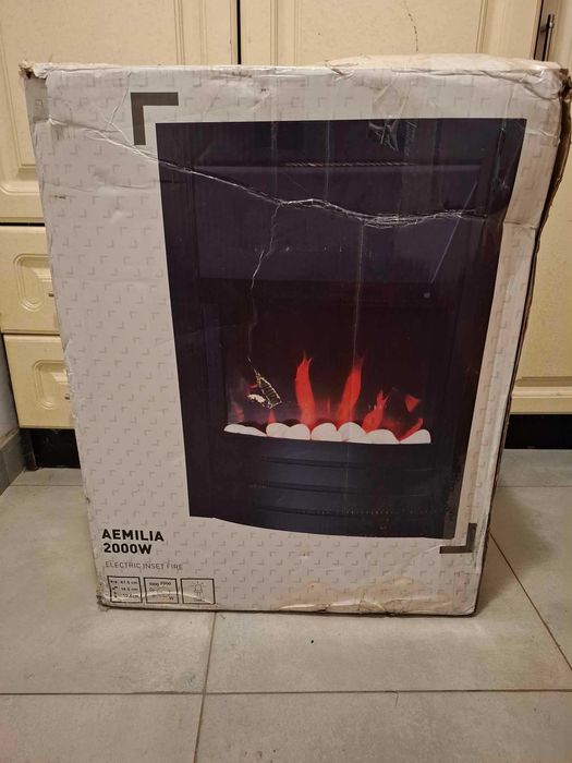 Kominek elektryczny 2000W Aemilia