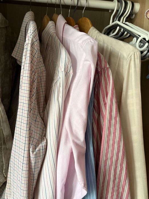 Zestaw 7x koszula męska rozmiar L