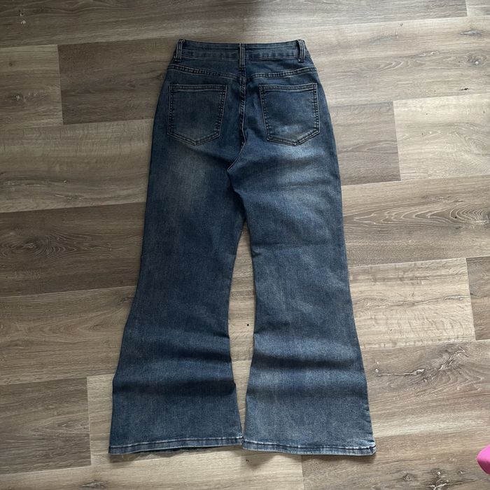 кльош флейред джинси flared jeans true religion x jaded london tupe zara zip y2k sk8 arhive opium