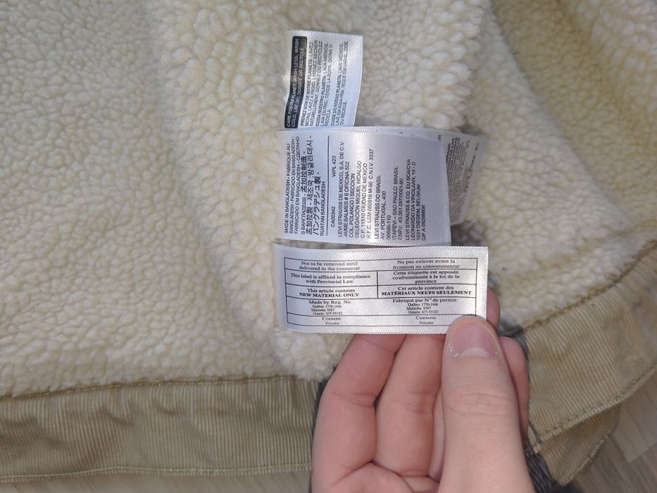 Levis premium Sherpa куртка джинсова левіс