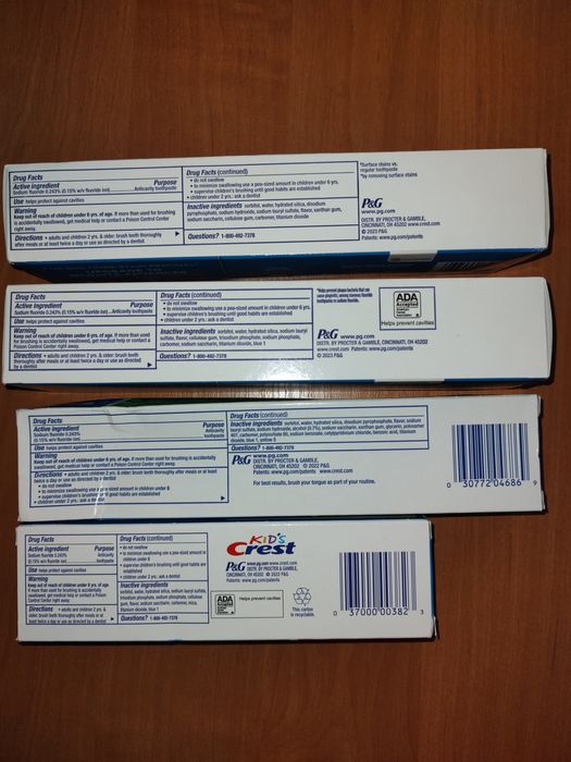 Crest Крест зубна паста Tartar Cavity 3d white scope ополіскувач mint