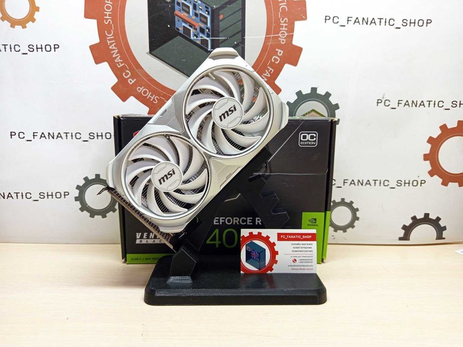 Відеокарта MSI GeForce RTX 4060 Ventus 2X WHITE 8G OC 8GB