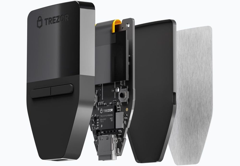 Trezor Safe 3 Cosmic Black апаратний криптогаманець