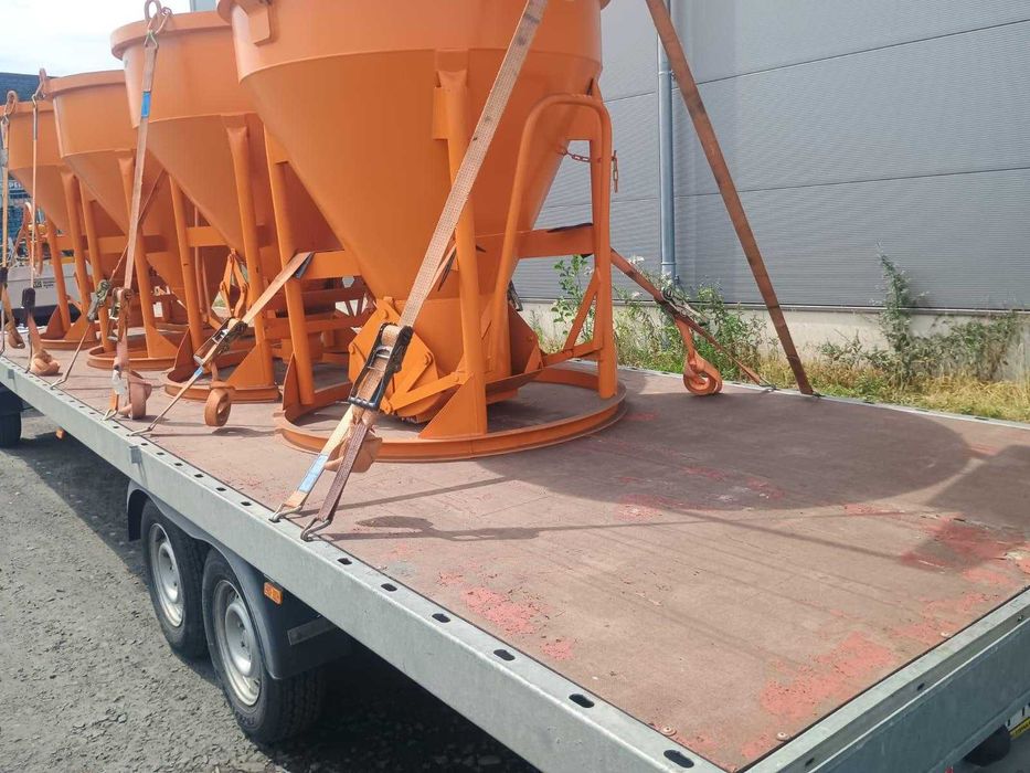 Zbiornik pojemnik dźwigowy betonu Niemiecki HMT 1000L Centralny Nr47