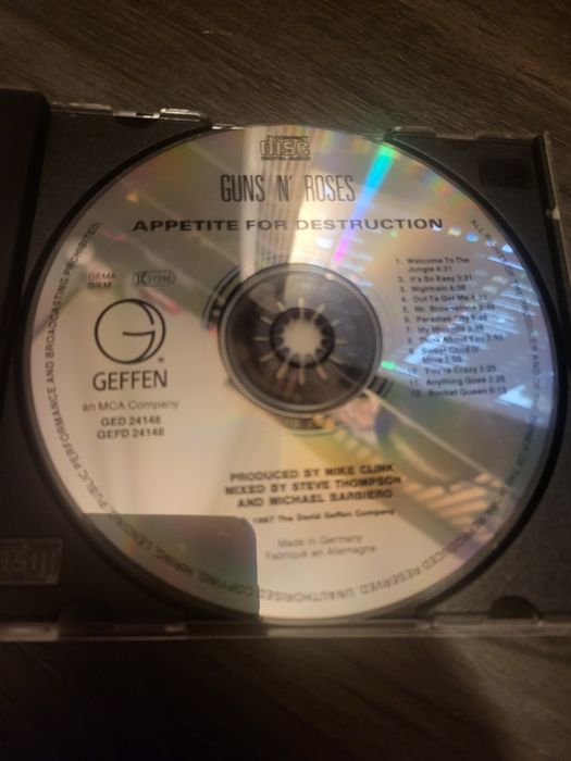 CD Guns N' Roses - Appetite For Destruction