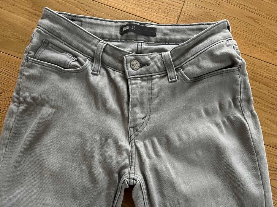 Męskie szare jeansy, Levi's - W28 L30