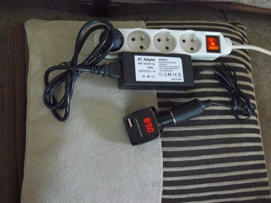 Przetwornice różne z  230V na 12V  6A lodówka Cb radio Dvd Tv