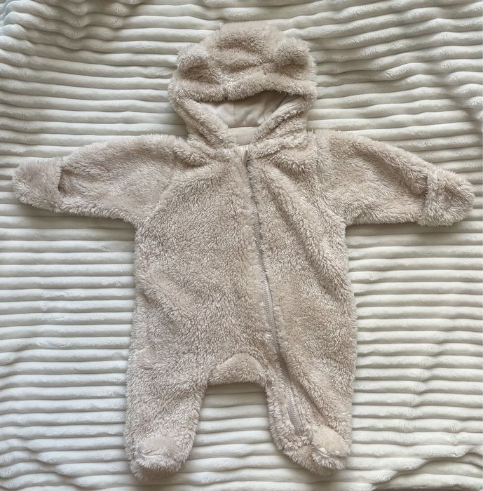 Комбінезон человечек тедді  56-62 0-3 міс аналог Next H&M