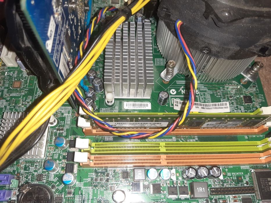 Acer mg43m+xeon l5420p+ охлаждение