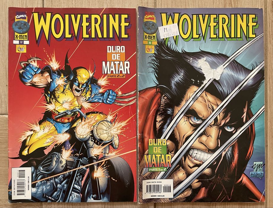 X-Men & Wolverine (30x Revistas/BD’s/Português)
