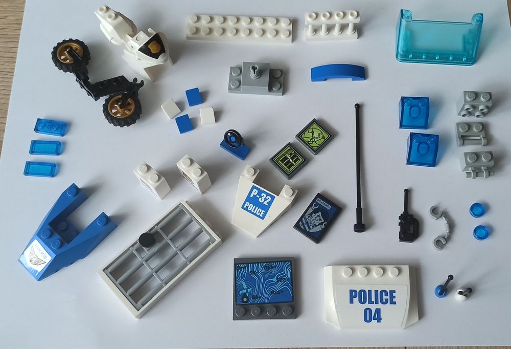 Lego City elementy mix tematyczny policja